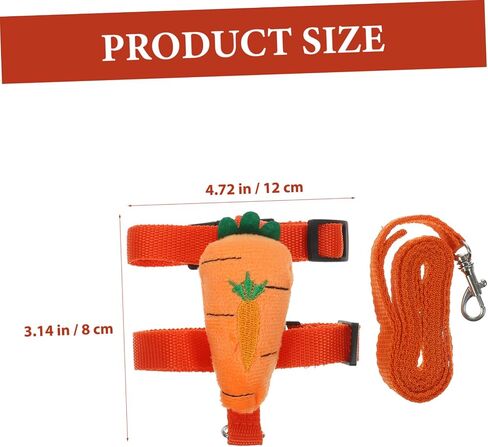 Milisten 2Sets Rabbit Leash and Harness Kit Stylish Bunny Traction Rope for Pets Durable Escape Design Easy One Hand Operation Random Style in Saudi Arabia