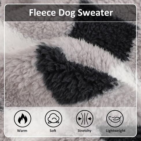 Dog Sweater for Small Dogs Hoodies， Winter Clothes Boy Girl Male Female，Fleece Hoodies Warm Pet Doggie Sweaters Coat Apparel in Kuwait