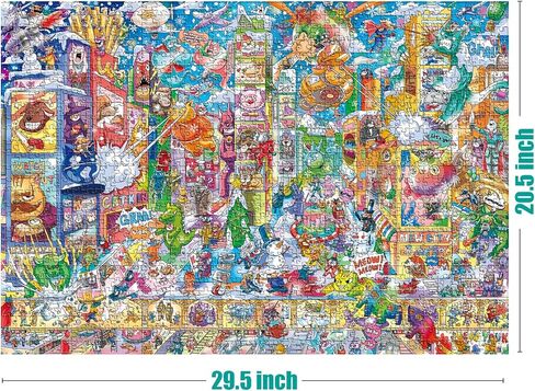 الظباء - أحجية مكونة من 1000 قطعة للبالغين، ألغاز حديقة الكلاب 1000 قطعة - 1000 قطعة عالية الدقة، لمسة نهائية غير لامعة، حواف ناعمة، لغز حيوانات ترفيهي بدون غبار in Kuwait