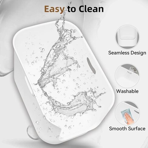 Extra Large High Sided Litter Box,22.6"×14.8"×13.8" XL Cat Litter Box for Indoor Cats,Jumbo Cat Box for Big Cats,Open Top Tall Litter Pan with High Wall,Easy to Clean,Anti-Splashing Design in Kuwait
