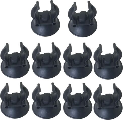 10PCS Aquarium Heater Suction Cup Mount Fish Tank Air Tube Clip Pet Supplies for Securing Oxygen Tubing in Saudi Arabia