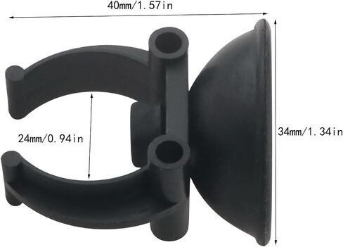 10PCS Aquarium Heater Suction Cup Mount Fish Tank Air Tube Clip Pet Supplies for Securing Oxygen Tubing in Saudi Arabia