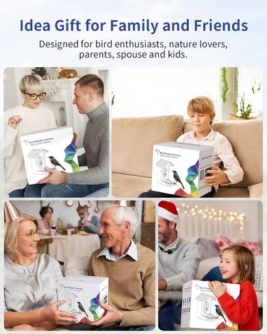 Bird Feeder with Camera, 2K Smart BirdCamera with Solar Powered, AI Identify Birds Species, Instant Arrival Alerts, 2.4Ghz WiFi Bird House for Outdoors, Ideal Gift for Family and Bird Lovers (Green) in Saudi Arabia