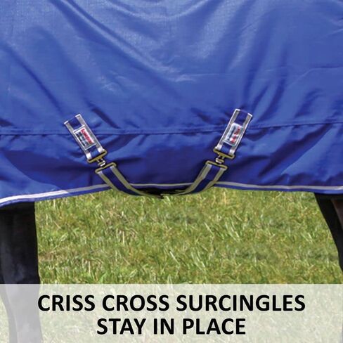 Dura-Tech Viking Classic Pony Turnouts Horse Blanket | Surcingle Euro Fit | Waterproof Horse Blankets | 1200D Horse Turnout Blanket | Winter Horse Blanket in Kuwait