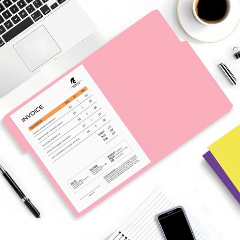 مجلدات ملفات Sunee ، 18 Pack Manilla Bolders 8.5 × 11 ، 1/3 CUT TAB لسهولة وضع العلامات والتنظيم ، ورقة قياسية دائمة للمنزل ، المكتب ، الملفات المدرسية in Kuwait