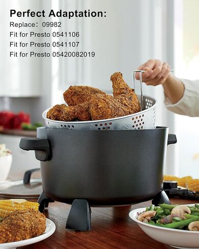 09982 Deep Fryer Magnetic Power Cord Fit for Presto 0541106 0541107 0542008 0542221, Oil Fryer Power Cord in Saudi Arabia