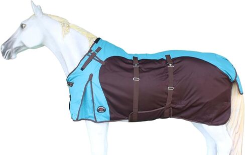 1200D الإقبال خفيفة الوزن Bellyband المطر الحصان الشتاء بطانية ورقة 388B in Saudi Arabia