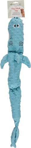 Cudlie Stuffless Plush Dog Toy with Multiple Large Squeakers – No-Stuffing Squeaky Dog Toy for Small & Medium Dogs – Alligator, Shark, Duck & Hippo Animal Designs in Saudi Arabia