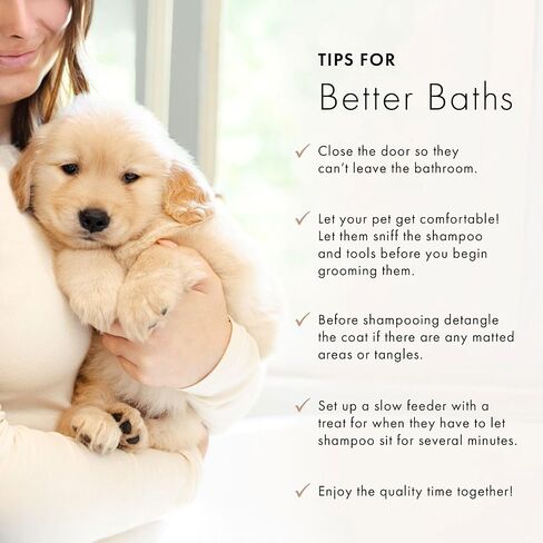 Puppy Love Gentle Bath & Grooming Set by Tweezerman & Veterinary Formula – Tearless Puppy Shampoo with 2-in-1 Bath Brush & Small Slicker Brush – Complete Bath Kit for Small Dogs & Puppies in Saudi Arabia