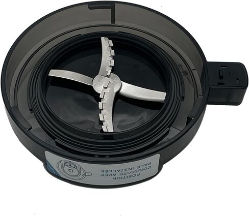 Replacement Outer Bowl Lid and Paddle, compatible with Ninja Creami Ice Cream Maker: NC500, NC501, NC501H, NC501HBL and NC501HGN Series (Outer Bowl Lid+Paddle) in Saudi Arabia