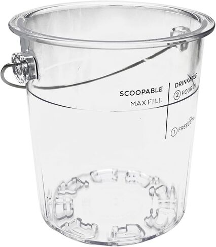 Replacement Outer Bowl Lid and Paddle, compatible with Ninja Creami Ice Cream Maker: NC500, NC501, NC501H, NC501HBL and NC501HGN Series (Outer Bowl Lid+Paddle) in Saudi Arabia