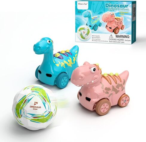 Interactive Robot Dinosaur Toy, Electronic Pet with Smart Follow Ball and Gesture Control, Rechargeable, Gift for Girls and Boys Ages 3 and Up in Saudi Arabia