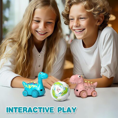 Interactive Robot Dinosaur Toy, Electronic Pet with Smart Follow Ball and Gesture Control, Rechargeable, Gift for Girls and Boys Ages 3 and Up in Saudi Arabia
