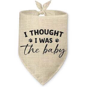 هدايا الحمل باندانا الكلب، اعتقدت أنني كنت الطفل الذي يكشف عن جنس الطفل، إكسسوارات وشاح مثلث للحيوانات الأليفة للكلاب الصغيرة والمتوسطة والكبيرة والقطط، إعلان الحمل، باندانا الكلب in Kuwait