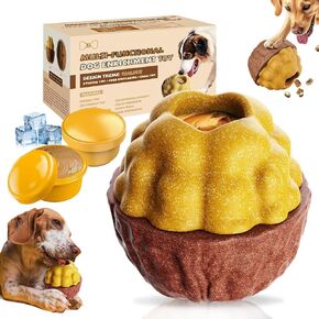 لعبة تفاعلية للكلاب المجمدة للمضغ العدواني، موزع حلوى قابل للتجميد للتحفيز الذهني، ألعاب مضغ 3 في 1 للكلاب تبقي الكلاب مشغولة وتقلل من القلق، سهلة التنظيف in Kuwait