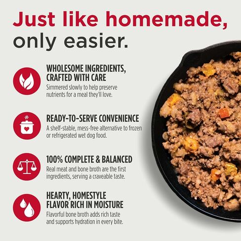 Nulo Gently Cooked Meals Variety Pack Shelf Stable Fresh Dog Food 9 Ounce, 5 Count in Kuwait