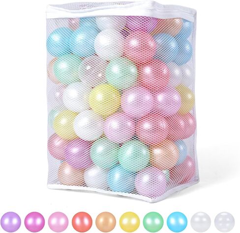 كرات الكرة النجمية في Starbolo-حزمة من 100 200 500 1000 كرات معكرون BPA & Phthalate مجانية غير سامة للسحق كرات بلاستيكية ناعمة للاصطدام لمدة 1-5 سنوات. in Kuwait