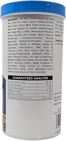Top Fin Tropical Fish Food Flakes Color Enhancing, 7.06oz in Kuwait