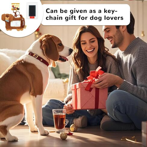 Dog Id Tag Holder with Plastic Label Pet Accessories, Dog Memorial Gift Keychain Gift for Pet Lovers Comes with Black Ink Pad in Saudi Arabia