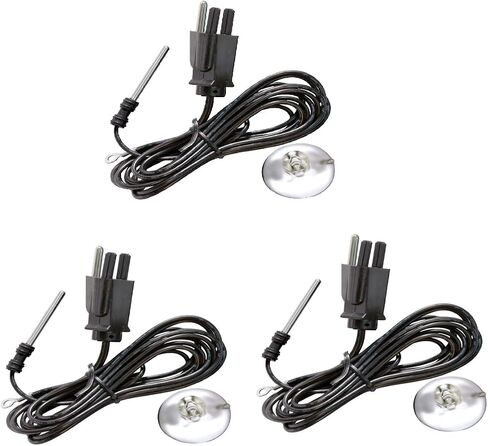 TAAM Professional Submersible Titanium Grounding Ground Probe with Suction Mount for Aquarium Fish Tank (3 Packs) in Saudi Arabia