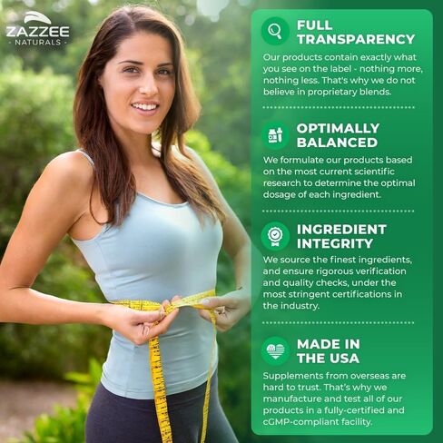 Zazzee Extra Strength Green Tea 20:1 Extract، قوة 6000 مجم، 150 كبسولة نباتية، 50% EGCG، 98% بوليفينول و80% كاتسيهين، كمية كافية لمدة 5 أشهر، مستخلص قياسي 20X، غير معدل وراثيًا وطبيعي بالكامل in Kuwait