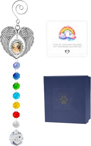 Pet Memorial Gifts for Dogs, Pet Memorial Suncatcher for Loss of Dog Cats Passing Away Remembrance Bereavement Gifts in Saudi Arabia