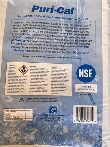 Calcite Corosex Media (Calcium Carbonate Mineral) pH Correction, Acid Neutralizing Media (5 lbs) in Saudi Arabia