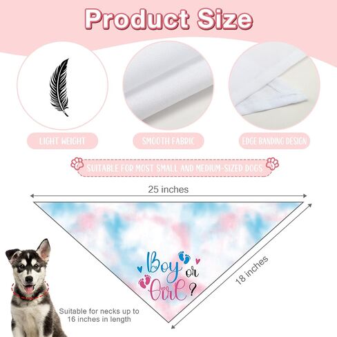 Pregnancy Gifts Dog Bandana I Thought I was The Baby Gender Reveal Pet Triangle Scarf Accessories for Small Medium Large Dogs Cats Pregnancy Announcement Dog Bandana in Kuwait
