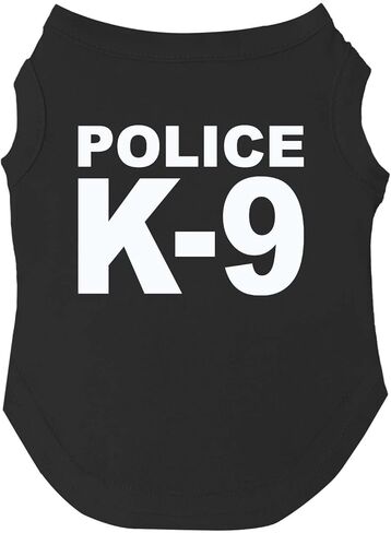 Police K-9 Dog Tee Shirt | Sleeveless | Sizes for Puppies, Toys and Large Breeds (Royal Blue, 3X-Large 93) in Saudi Arabia