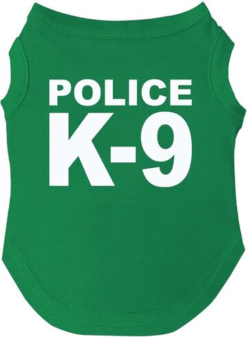 Police K-9 Dog Tee Shirt | Sleeveless | Sizes for Puppies, Toys and Large Breeds (Royal Blue, 3X-Large 93) in Saudi Arabia