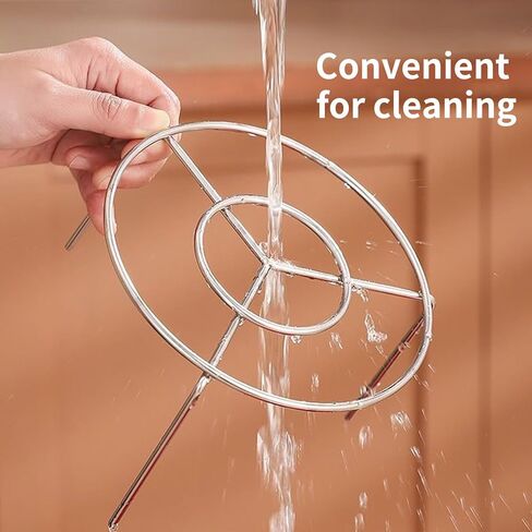 2025 حامل أسياخ شواء للمقلاة الهوائية الجديدة، مجموعة كابوب شواء من الفولاذ المقاوم للصدأ، 30 أسياخ لحم عمودية مع تعليق دائري (1) in Kuwait