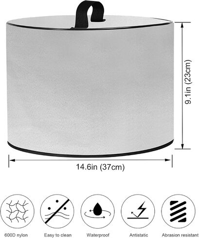 Cooker Dust Cover Heavy Duty Nylon Waterproof Cooker Cover Case forInstant Pot RIO Mini 7-in-1 Multi-Cooker, Pressure Cooker, Slow cook, Sauté, Steam, Rice Maker,4QT (Silver) in Saudi Arabia