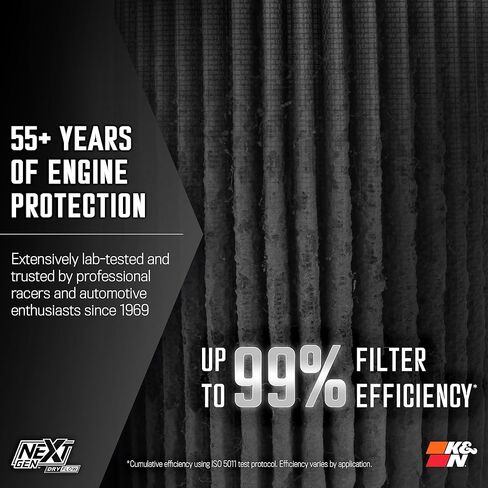 K&N NextGen Cold Air Intake System: High-Flow Cotton Filter: Compatible with 2009-2023 DODGE/Ram 1500; 1500 Classic; 2500; 3500; 50-1561 in Kuwait