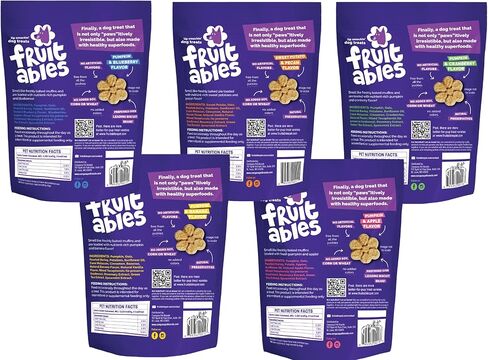 حلوى فروتابلز للكلاب، مجموعة متنوعة من 5 قطع in Kuwait