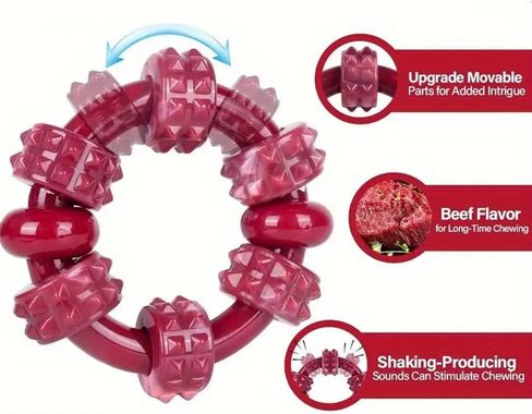 Durable Dog Chew Toy for Aggressive Chewers,Indestructible Dog Toy,Dog chew Toys,Tough Nylon Toy for Large Dogs,Helps Reduce Boredom and Supports Dental Hygiene in Saudi Arabia