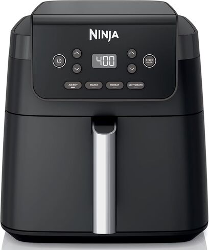Ninja Pro XL Air Fryer, 6.5 Quart Family Size for Quick Meals, 4-in-1 Functions: Air Fry, Roast, Bake, Reheat, with Nonstick Dishwasher-Safe Basket (Black) in Saudi Arabia
