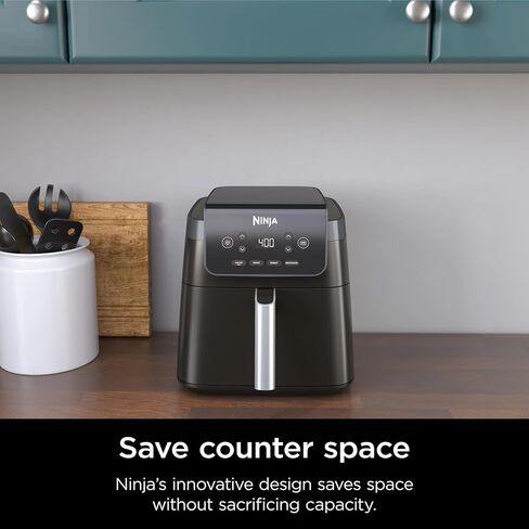Ninja Pro XL Air Fryer, 6.5 Quart Family Size for Quick Meals, 4-in-1 Functions: Air Fry, Roast, Bake, Reheat, with Nonstick Dishwasher-Safe Basket (Black) in Saudi Arabia