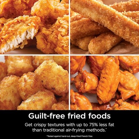 Ninja Pro XL Air Fryer, 6.5 Quart Family Size for Quick Meals, 4-in-1 Functions: Air Fry, Roast, Bake, Reheat, with Nonstick Dishwasher-Safe Basket (Black) in Saudi Arabia