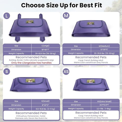 Small Pet Burial Bag Dignified & Leak-Proof Deceased Pet Body Bag for Rabbits, Kittens, and Small Dogs Includes Memorial Keepsake Card for Final Goodbye, Navy, S in Kuwait
