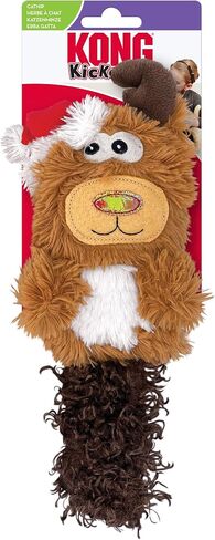 KONG Holiday Kickeroo Cat Toy – Reindeer or Snowman, Catnip-Filled, Christmas Plush Toy (Snowman/Reindeer Combo 2 Pack) in Saudi Arabia