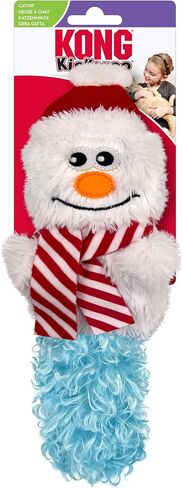 KONG Holiday Kickeroo Cat Toy – Reindeer or Snowman, Catnip-Filled, Christmas Plush Toy (Snowman/Reindeer Combo 2 Pack) in Saudi Arabia