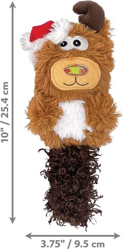 KONG Holiday Kickeroo Cat Toy – Reindeer or Snowman, Catnip-Filled, Christmas Plush Toy (Snowman/Reindeer Combo 2 Pack) in Saudi Arabia