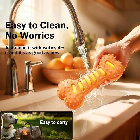 Interactive Dog Chew Sound Toy, Made of TPR Material, is bite-Resistant and Durable. It can be Used for Dog Teeth Cleaning and Training, and is an Ideal Toy for Dogs.（Blue） in Saudi Arabia