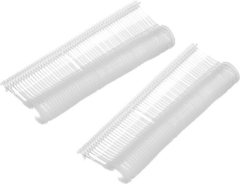 MECCANIXITY J Hook Standard Tagging Fasteners,Plastic Regular,Standard Label Gun Price Tagging Barbs for Garment Price Tag Label Tagging Barbs 25mm (1 Inch),Pack of 500 Transparent in Saudi Arabia