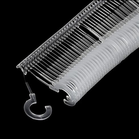 MECCANIXITY J Hook Standard Tagging Fasteners,Plastic Regular,Standard Label Gun Price Tagging Barbs for Garment Price Tag Label Tagging Barbs 25mm (1 Inch),Pack of 500 Transparent in Saudi Arabia