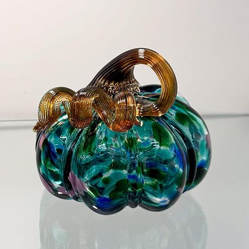 يدوي الزجاج المنفوخ اليقطين عيد الشكر عيد الهالوين ديكور الخريف المنزل الحصاد الزفاف والخريف رف الزخارف الورق والزخارف الزخارف الطاولة in Kuwait