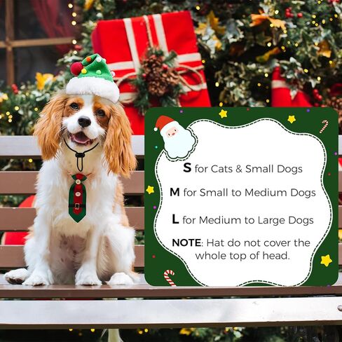 قبعة سانتا للكلاب لعيد الميلاد ومهرجان القطط زي صغير ومتوسط ​​وكبير للحيوانات الأليفة على شكل شجرة عيد الميلاد قبعة لطيفة لتزيين الكرة (أخضر، S) in Kuwait