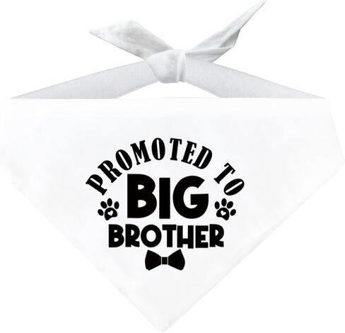 عصابات الكلاب من Big Brother، وشاح منقوش للكلاب باللون الأحمر والأسود، هدية للأخ الأكبر للكلب، مناديل للجراء بطباعة منقوشة الجاموس، هدايا لحفلات أعياد ميلاد الأولاد من الكلاب in Saudi Arabia