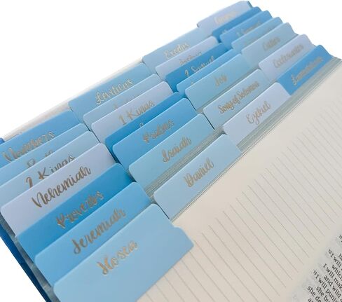 Bible Tabs, 66 Tabs for Christian Bible Books, 8 Blank Tabs, Laminated, 44.45mm x 12mm (Yellow Sunflower) in Kuwait