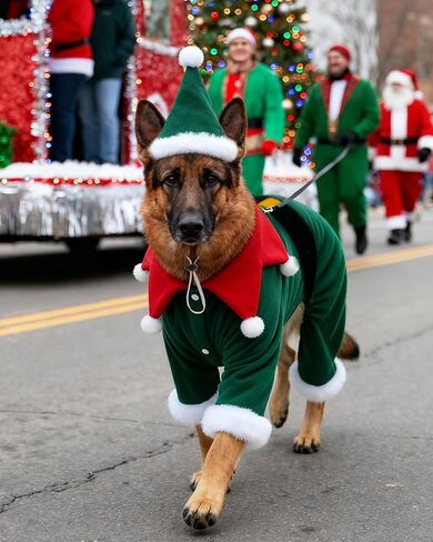 CuteBone Christmas Dog Costumes for Small, Medium, Large Dogs – Elf Pet Cosplay Outfits | Cute Puppy Costume for Holiday Party, Dress-Up, Photo Shoots GBZ07XXL in Saudi Arabia